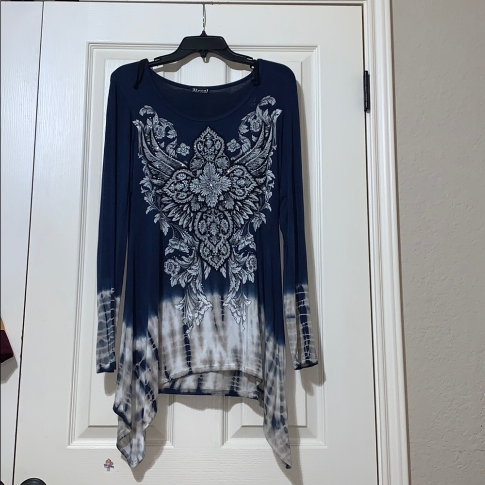 Women’s blue blouse